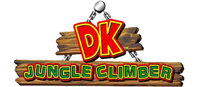 DK Jungle Climber title screen for Nintendo DS
